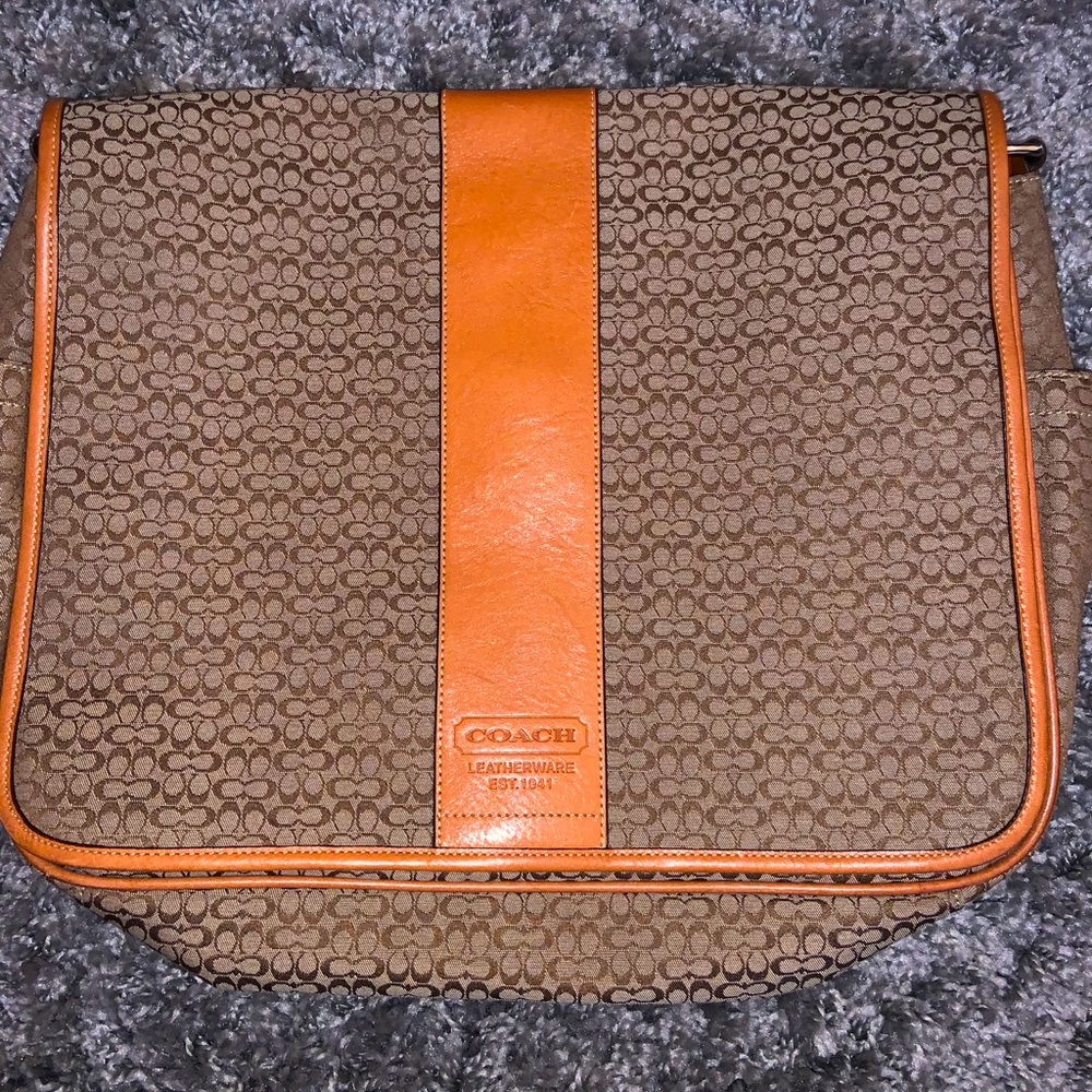 Authentic Coach Messenger Bag